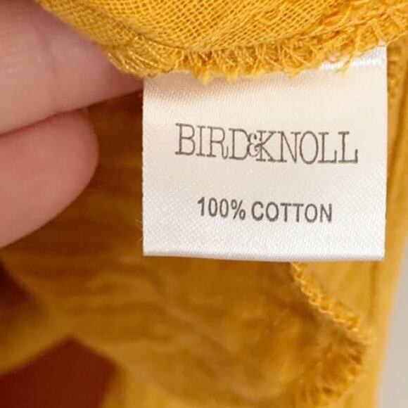 Bird & Knoll Alijandra Maxi Dress XS Yellow NWT - Picture 13 of 15